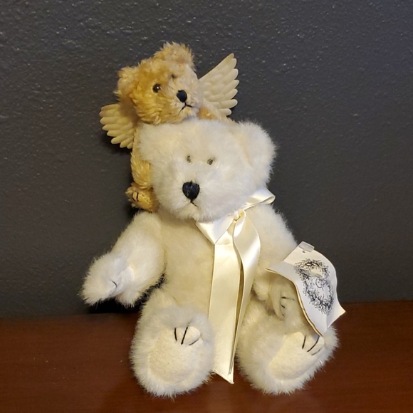 Tilden Manor 12" Bear w/ 6" Angel Bear - Picture 1 of 6